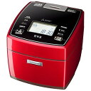 【中古】三菱電機 IHジャー炊飯器 備長炭炭炊釜 5.5合炊き ルビーレッド NJ-VX107-R