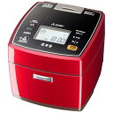 【中古】三菱電機 IHジャー炊飯器 本炭釜 5.5合炊き ルビーレッド NJ-VW106-R