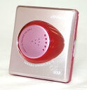 【中古】Victor ビクター JVC XM-S5-P ピンク ポータブルミニディスクプレーヤー MDLP対応 (ポータブルMDプレーヤー/MD再生専用機/MD...