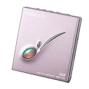 【中古】KENWOOD ケンウッド JVC DMC-T33-P ピンク ポータブルMDプレーヤー(MD再生専用機/MDウォークマン)