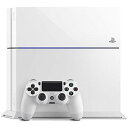 【中古】PlayStation4 グレイシャー・ホワイト 500GB (CUH1100AB02)【メーカー生産終了】