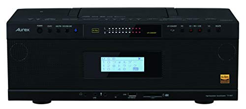 【中古】東芝 ハイレゾ対応 Bluetooth/SD/USB/CDラジオ TY-AH1(K) ブラック