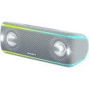 【中古】ソニー ワイヤレスポータブルスピーカー SRS-XB41 W : 防水/防塵/防錆/Bluetooth/専用スマホアプリ対応 ライティング機能 2018年 / マイク付き/ ホワイト