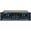 【中古】TASCAM ダブルカセットデッキ 完全独立オートリバース ドルビーB/C・CPS搭載 322