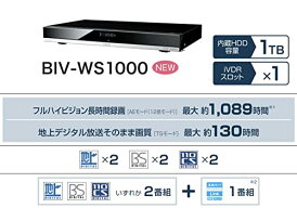 【中古】maxell アイヴィブルー 1TB 2チューナー ブルーレイレコーダー iVDRスロット搭載 BIV-WS1000
