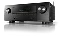 【中古】Denon AVレシーバー 7.2ch Dolby Atmos/DTS:X/4K HDR/HEOS/Airplay2対応 ミドルクラス ブラック AVR...