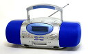 【中古】SHARP シャープ MD-F120-A ブルー MD/CDシステム(ラジカセ形状タイプ)(2)