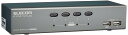 【中古】エレコム KVMスイッチ USB VGA 4台 KVM-NVU4