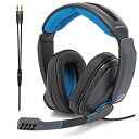 【中古】ゼンハイザー ゲーミングヘッドセット 有線 密閉型 ノイズキャンセリング マイク付き GSP 300