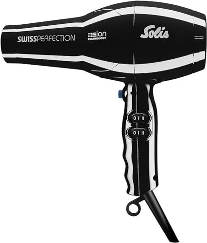 【中古】ソリス スイスパーフェクション（Solis Swiss Perfection)ヘアドライヤー ブラック ‎SD440B