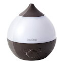 【中古】スリーアップ アロマ 超音波加加湿器 1.8L 最大加湿量 270ml/h 6畳 デュードロップM ダークウッド HF-T1716DW