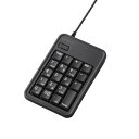 【中古】【2009年モデル】エレコム テンキーボード 有線 USB接続 コンパクト ブラック TK-TCM003BK