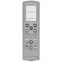 【中古】シャープ 純正エアコン用リモコン CRMC-A709JBEZ