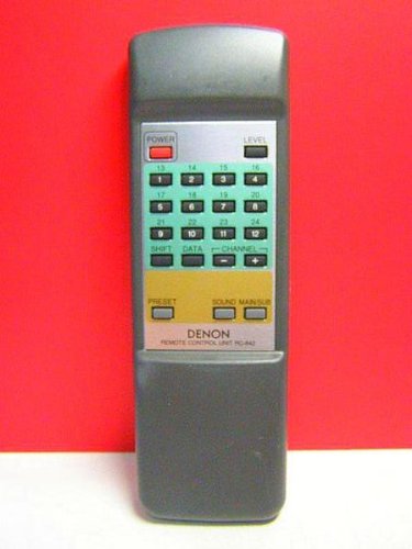 【中古】DENON オーディオリモコン RC-842 【中古】DENON オーディオリモコン RC-842