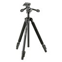 【中古】Velbon 三脚 Sherpa 635 III 3段 レバーロック 脚径29mm 中型 3Way雲台 クイックシュー対応 アルミ脚 445742 ブラック(2)