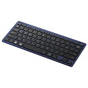 【中古】エレコム Bluetooth マルチペアリング ミニキーボード パンタグラフ式 軽量・薄型 3台同時ペアリング mac OS/iPad OS/Windo...
