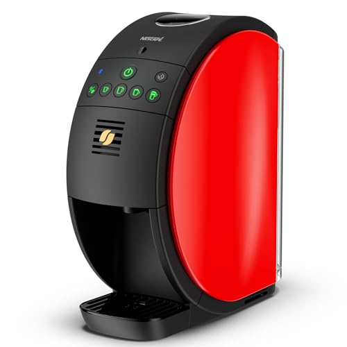 【中古】Nestle(ネスレ) ネスカフェ ゴールドブレンド バリスタ 50[Fifty] コーヒーメーカー (1台5種類のメニュー/Bluetooth) SPM9639 800ml レッド