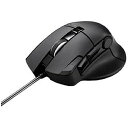 【中古】エレコム USB ゲーミングマウス 【DUX】 有線 10ボタン 2400dpi ハードウェアマクロ対応 M-DUX30BK