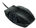 【中古】LOGITECH LOGICOOL MMO ゲーミングマウス G600 並 行 輸 入 品 ブラック