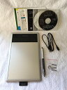 【中古】Wacom ペンタブレット Sサイズ シルバー フォトショップエレメンツ&ペインターエッセンシャル付属 Bamboo Fun CTH-470/S4