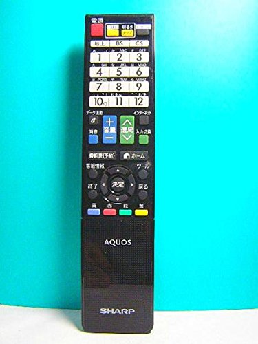 【中古】シャープ テレビリモコン GA930WJSA 【中古】シャープ テレビリモコン GA930WJSA