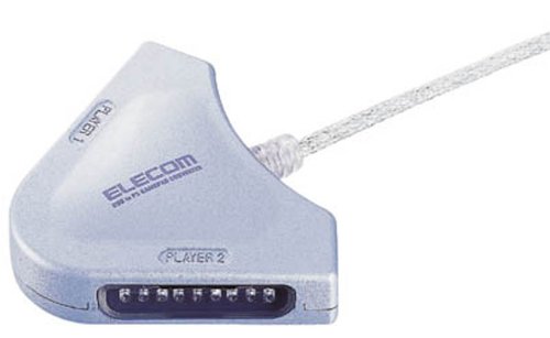 【中古】【2002年モデル】ELECOM ゲームパッドコンバータ USB接続 プレステ/プレステ2コントローラ対応..