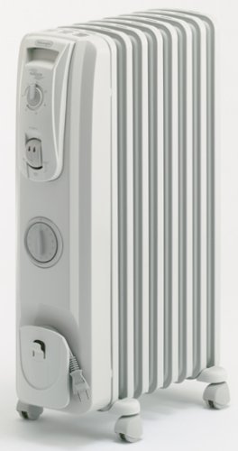 【中古】DeLonghi オイル・ラジエターヒーター L字型フラットフィン8枚 R730812TF  ...