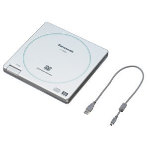 【中古】パナソニック ポータブルDVD-SuperMULTIドライブ(外付、USB2.0) LF-P968C