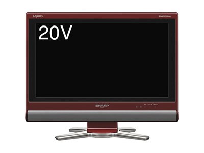【中古】SHARP 20V型ハイビジョン 液晶テレビ AQUOSレッド AQUOS LC-20D50 ...