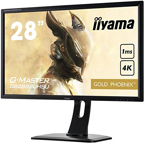 【中古】iiyama ゲーミング4Kディスプレイ モニター GB2888UHSU-B1 28型(1ms/3840×2160/DisplayPortx1/HDMIx2/HDMI(MHL)x1/D-subx1)