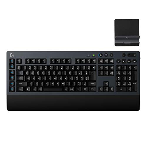 【中古】Logicool G ロジクール G ゲーミングキーボード ワイヤレス G613 LIGHTSPEED 無線 Bluetooth 接続対応 タクタイル メカニカル 日本語配列 パームレスト 国内正規品【壁紙ダウンロード付き】