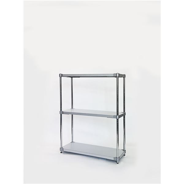 【最大20%OFFクーポン配布&最大P20倍】収納棚 35×90cm 3段 H120cm 日本製 耐熱 耐食 長期耐久性 ガルバリウム鋼板製 ガルバシェルフ リビング収納 組立式