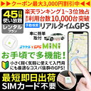 【最大20%OFFクーポン配布&最大P20倍】GPS 追跡 子供 見守り 小型 発信機 月額不要 【45日使い放題】 レンタルGPS ミツケルGPS ミニ 迷子...