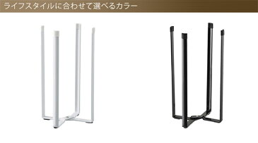 【LINEでクーポン】 「キッチンエコスタンド タワー」【三角コーナー 不要 ビニール袋 黒 白 高さ26.5cm】