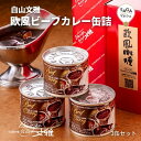 欧風ビーフカレー缶詰 白山文雅 3缶セット 200g×3 最
