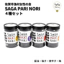 SAGA PARI NORI 4種セット 佐賀市漁村女性の会 海苔 佐賀海苔 送料無料 詰め合わせ おつまみ おやつ 有明海産 国産海苔 食べ比べ ギフト 贈り物 贈答 食品 佐賀