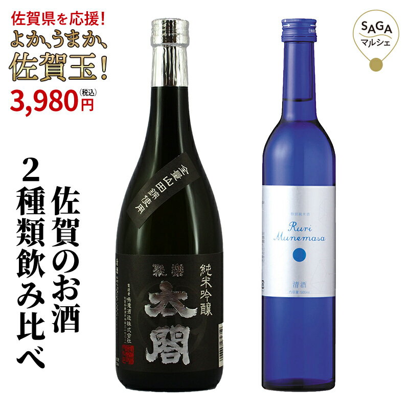 復興福袋 佐賀のお酒 2種類 飲み比べセット 聚楽太閤 純米