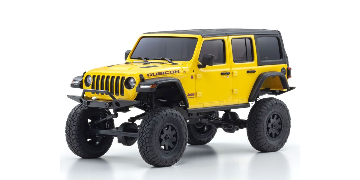 京商　ラジオコントロール 電動 クローリングカー ミニッツ4×4シリーズ レディセット ジープ ラングラー アンリミテッド ヘラヤライエロー 32521Y※後払い不可商品のサムネイル