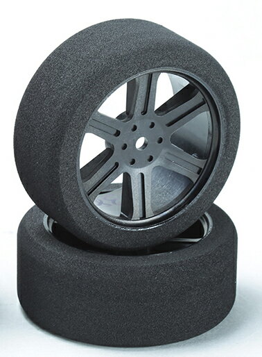 ULTI　1/10ツーリング　フロント 38° 接着整形済みタイヤ・ハードリム