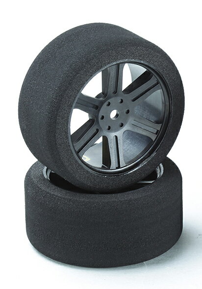 ULTI　1/10ツーリング　リア 36°　接着整形済みタイヤ ハードホイール