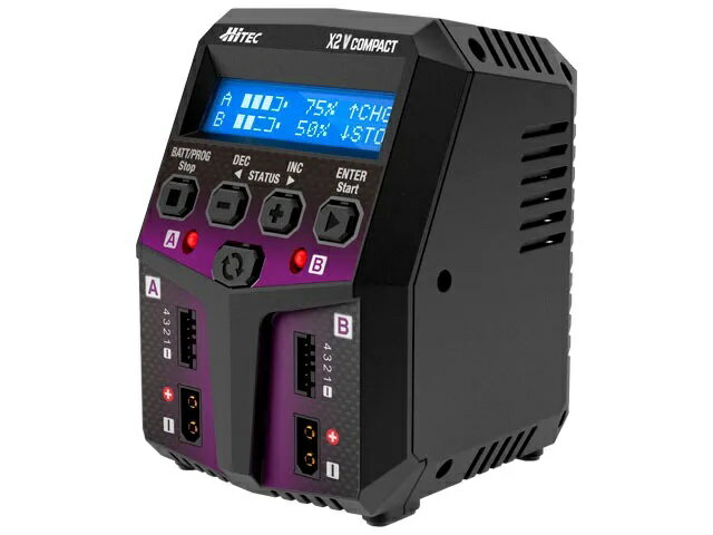 HiTEC AC充電器 ACバランスチャージャー X2 バーティカル コンパクト