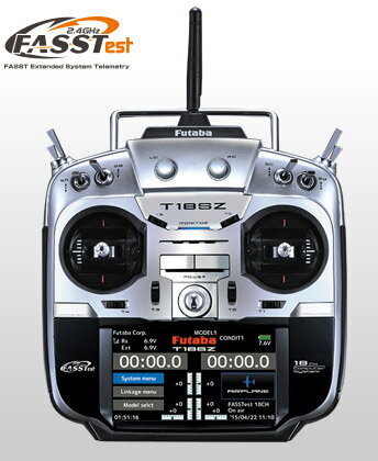 フタバ 18SZ（18ch-2.4GHz FASSTestモデル）・ヘリ用　T/Rセット(R7008SB付）