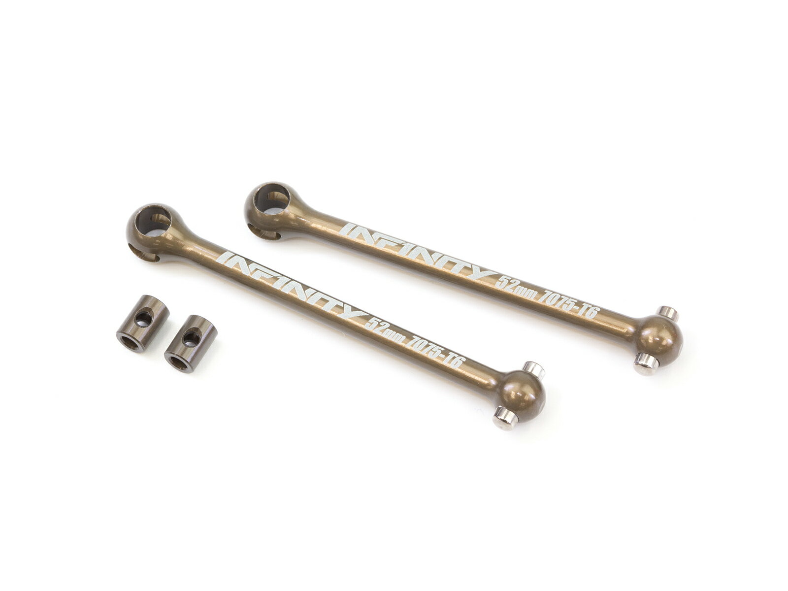 インフィニティIF15-II OPパーツ アルミリアスイングシャフトセット（平行タイプ/52mm) G301