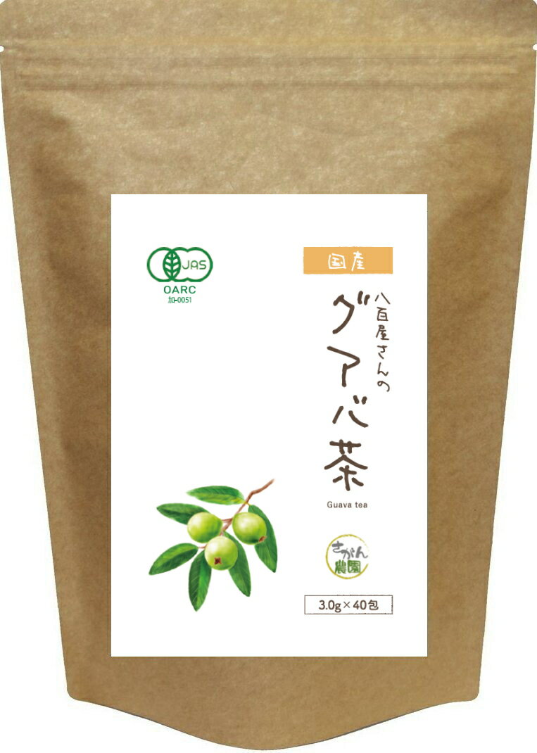 新茶葉入荷 次回6月30日20時から販売開始 有機栽培 グァバ茶 (3.0g×40包) 残留農薬不検出【グァバ茶/グアバ茶/グアバ…