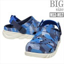 クロックス 大きいサイズ メンズ CROCS サンダル カモフラ 迷彩 DUET MAX2 CAMO REDUX 男 かっこいい 服 C050901-02