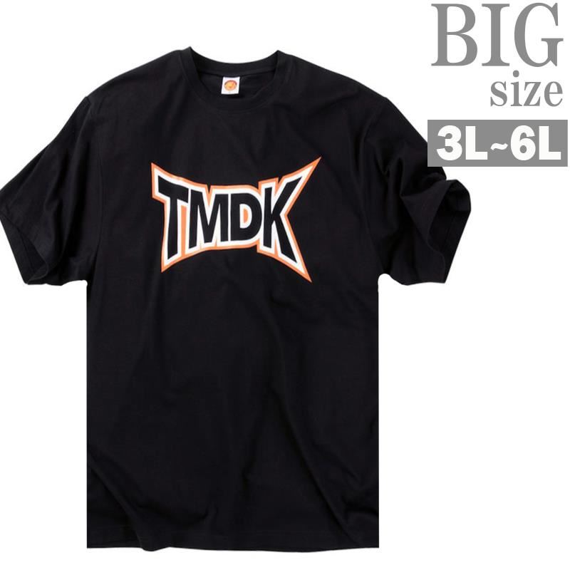 乐天商城 - プリントTシャツ 新日本プロレス 大きいサイズ メンズ TMDK クルーネック ビッグサイズ 男 かっこいい 服 C061022-08
