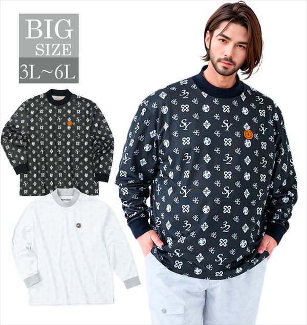乐天商城 - SYGオリジナルジャガードモックネックシャツ 男 かっこいい 服 C070925-06