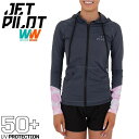 ジェットパイロット JETPILOT レディース ラッシュガード フード付き 送料無料 タイダイ フロントジップ L/S ハイドロフーディー S20513 チャ...