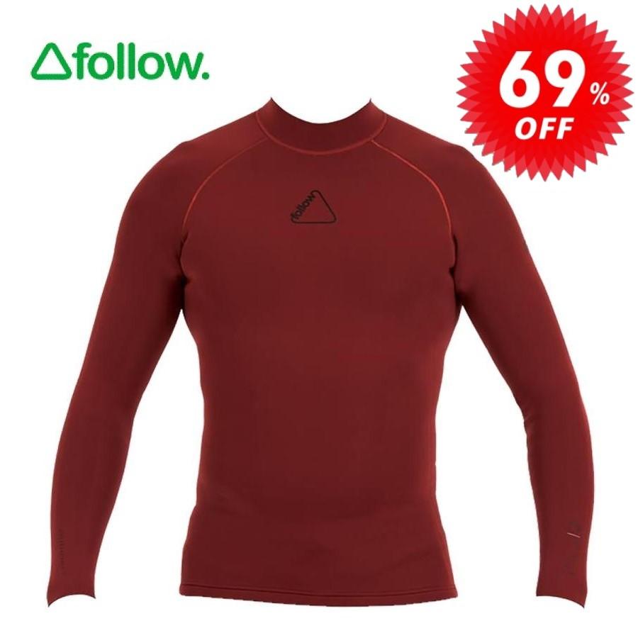 【訳あり アウトレット】フォロー Follow ウェットスーツ 最終セール 69％オフ 送料無料 メンズ コープ 2MM ウェッティー プロ F97007 RUST M タッパー