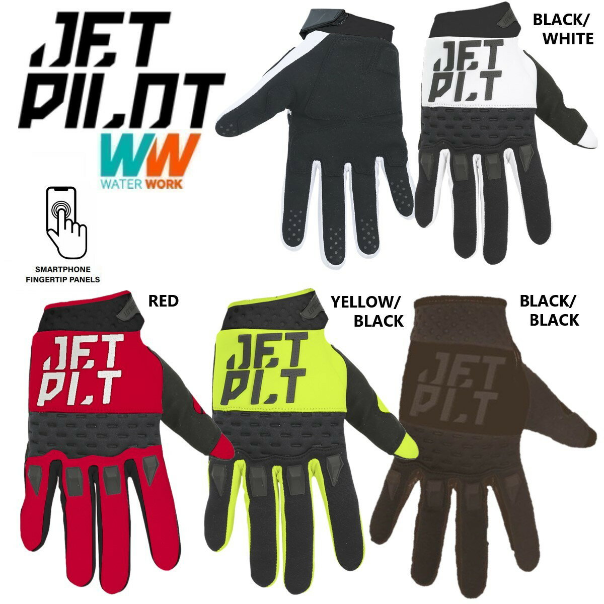 JETPILOT JA25300 ボルト レース グローブ ジェット マリングローブジェットパイロット PWC 1mm 1ミリ 水上バイク ネオプレーン